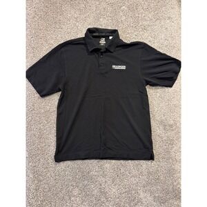 Cutter & Buck Polo Shirt Mens XL Black Grainger CB DryTec Short Sleeve Workwear